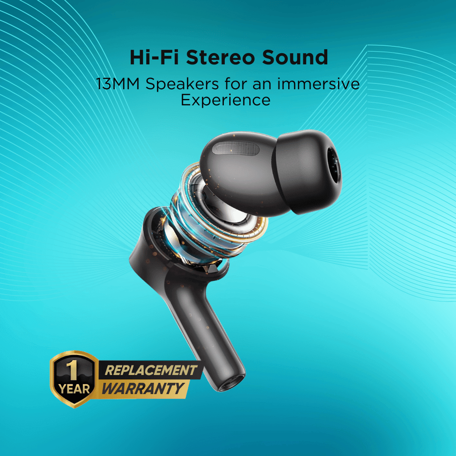 BLACK BassBuds 2 True Wireless (TWS) Earbuds with Smart Touch Screen, Upto 30H Playtime, 1 Yr Warranty BLACK BassBuds 2 True Wireless (TWS) Earbuds with Smart Touch Screen, Upto 30H Playtime, 1 Yr Warranty